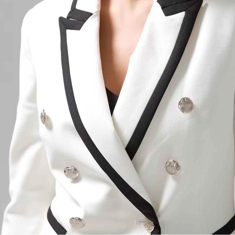 NWT WHBM CONTRAST STUDIO BLAZER - Picture 5 of 6